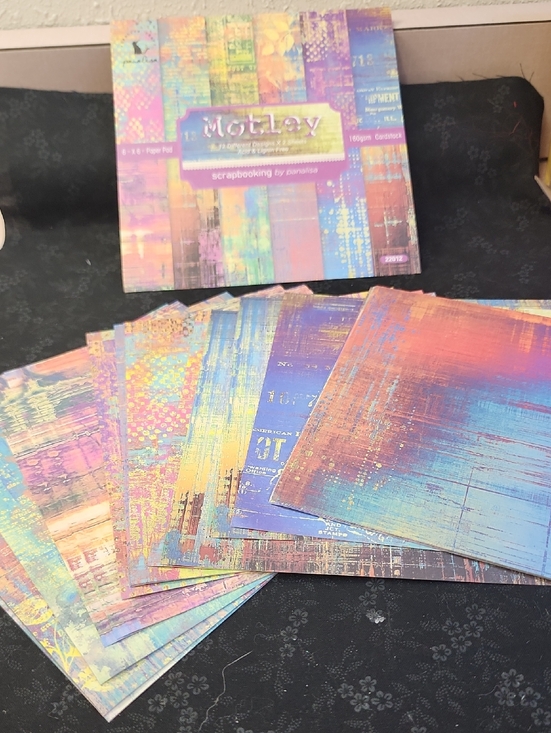 Other - Motley Scrapbooking Paper  Multi-Color Pack 6x6 / 24 Sheets